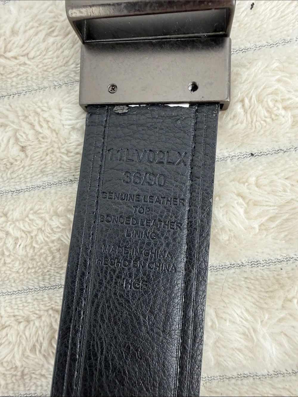 Levi's Men's Reversible Leather Belt - Black/Brown size 36